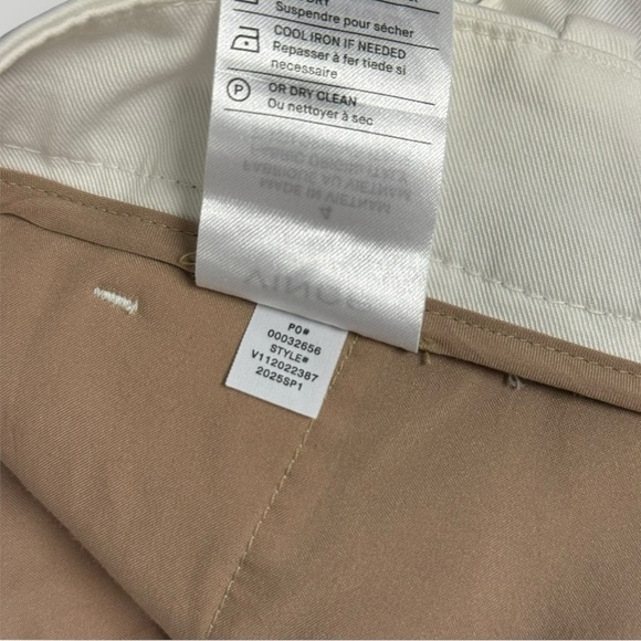 VINCE Mid-Rise Italian Stretch-Cotton Chino Pant Sz 4 White - Picture 15 of 15